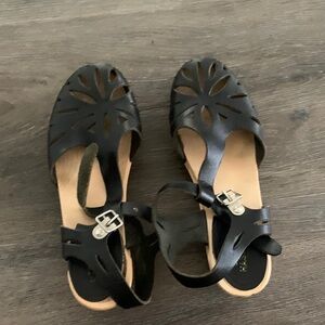 Swedish hasbeens Elegant Black Women's Sandals